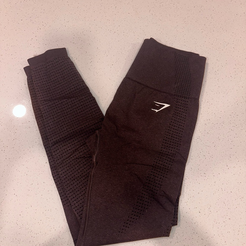 Brown Espresso Gymshark Vital Seamless Leggings